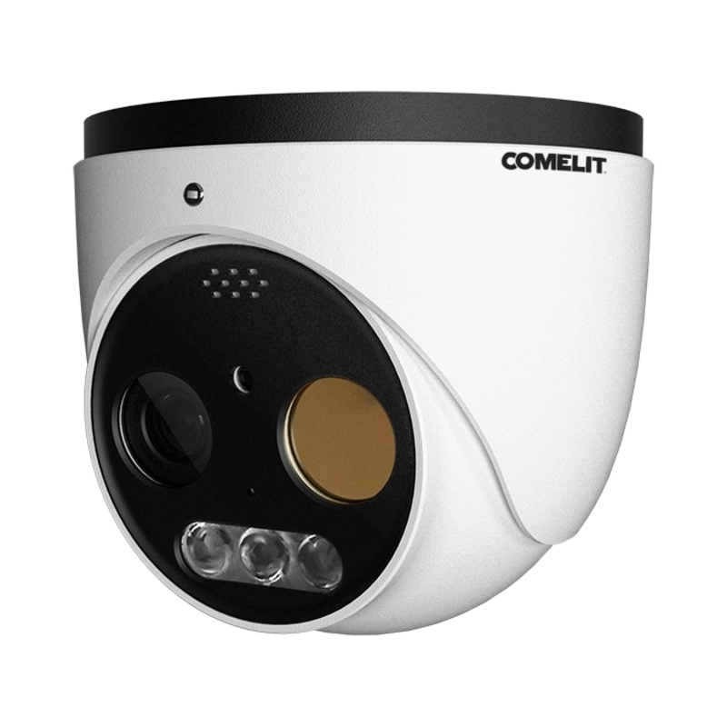Двуспектърна термална IP куполна камера 256×192, 7 mm - Comelit IPTHTCAMA07A