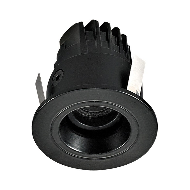 VK/04261/B/W Вграден LED насочваем спот, 2W, 3000K, 180lm, 15°, IP20, черен - VK LED Bloc