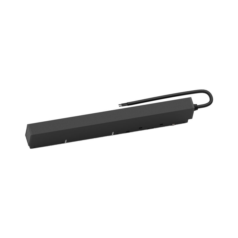 VK/04596/TR/PP/100/B EIVA,  Аксесоари за LED магнитна шина 48V, Тънка, DALI, 100W, захранващ кабел 3x0.75mm2. черен - VK LED Eiva