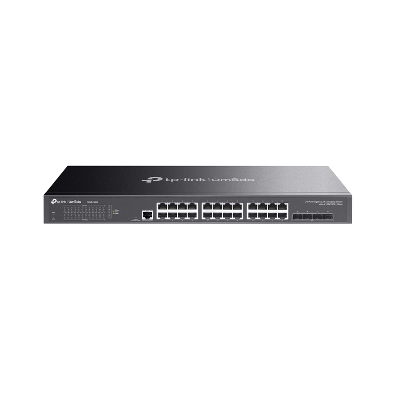 24-Port Gigabit L2+ Managed Switch with 4 10GE SFP+ Slots - Omada by TP-Link SG3428X