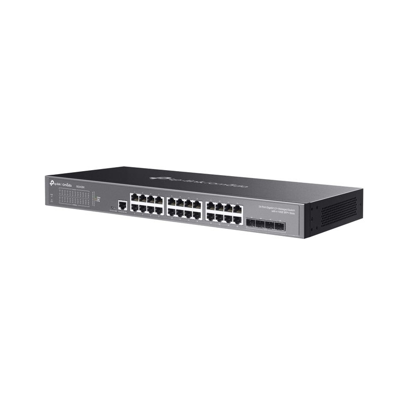 24-Port Gigabit L2+ Managed Switch with 4 10GE SFP+ Slots - Omada by TP-Link SG3428X