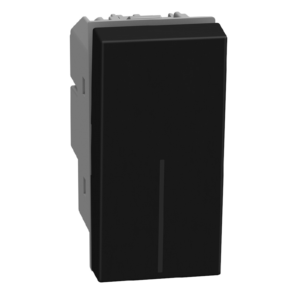 Двуполюсен ключ 1M 16А Графит - bticino Light Now YD4002