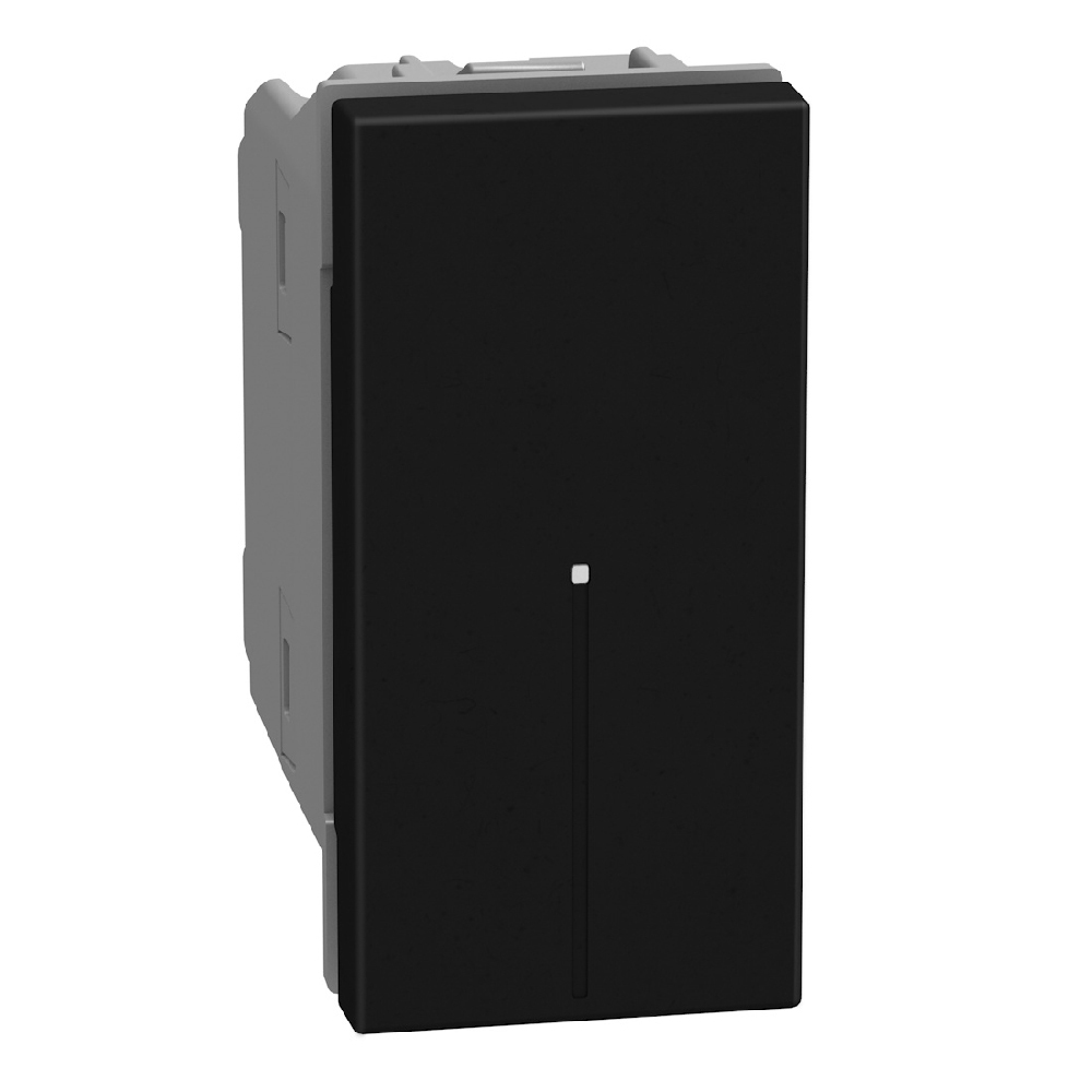 Кръстат ключ аксиален 1M 10А Графит - bticino Light Now YD4054
