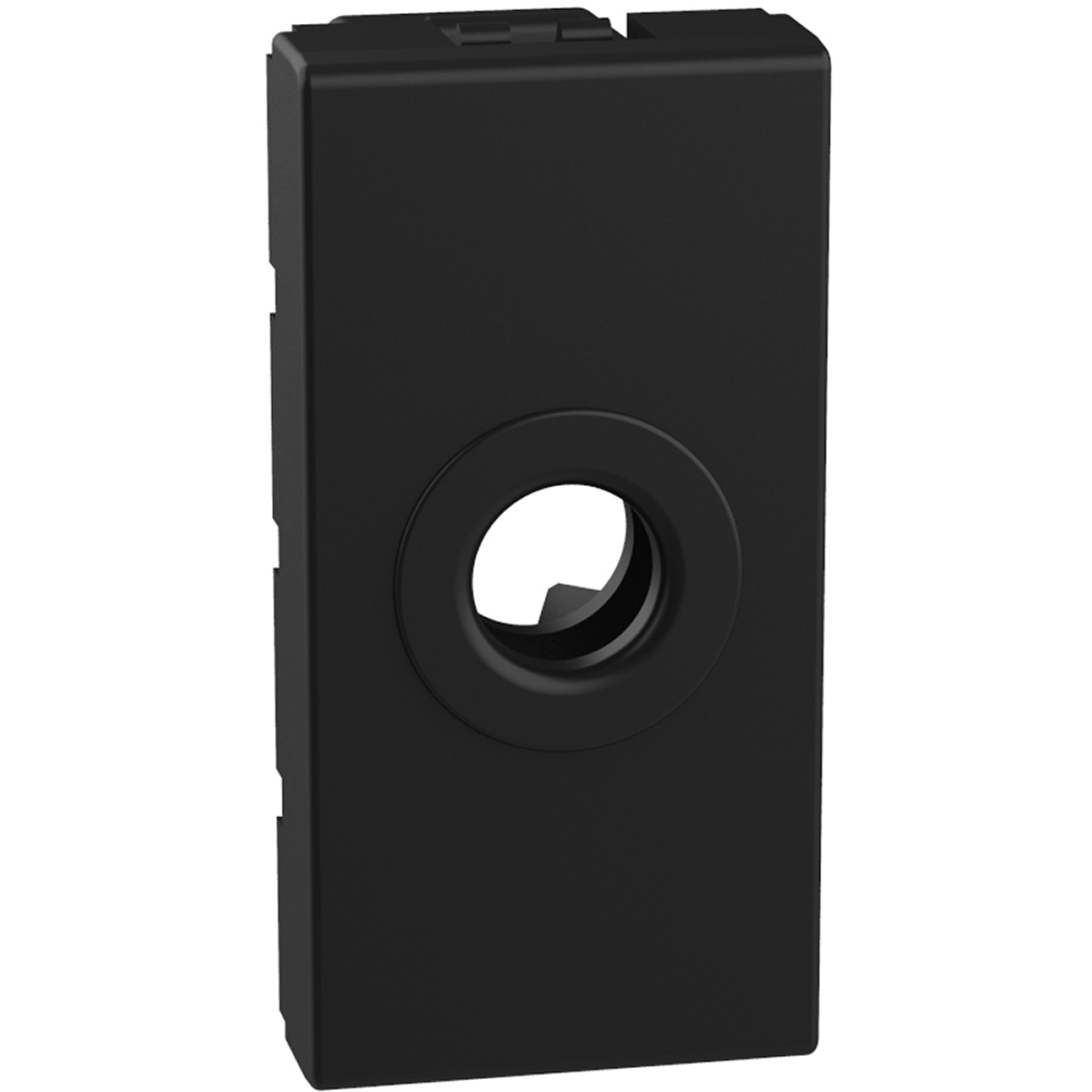 Празен модул с отвор ф9.5mm 1M Графит - bticino Light Now YD4953