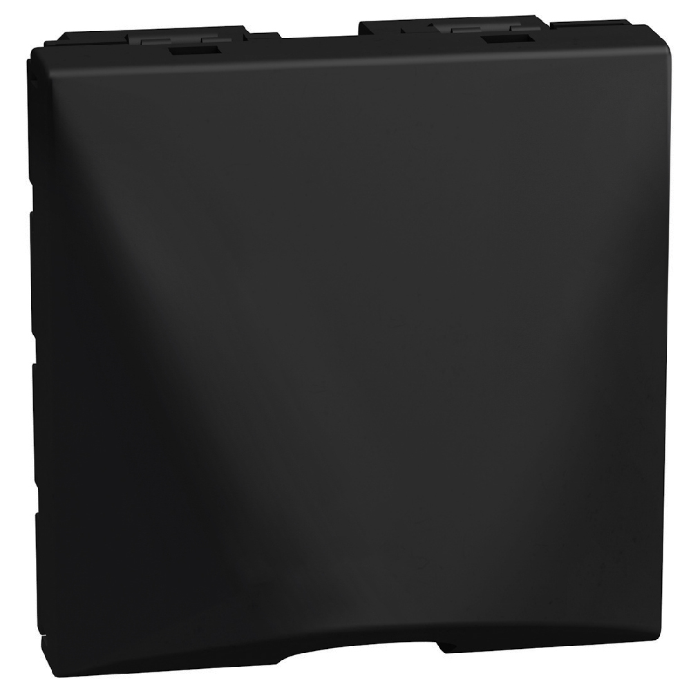 Празен модул с отвор ф9.5mm 2M Графит - bticino Light Now YD4953M2