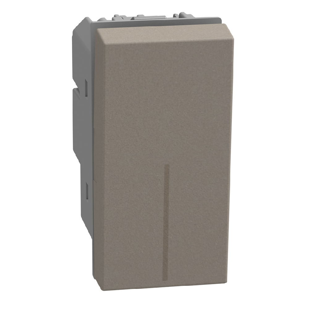 Двуполюсен ключ 1M 16А Камък - bticino Light Now YG4002