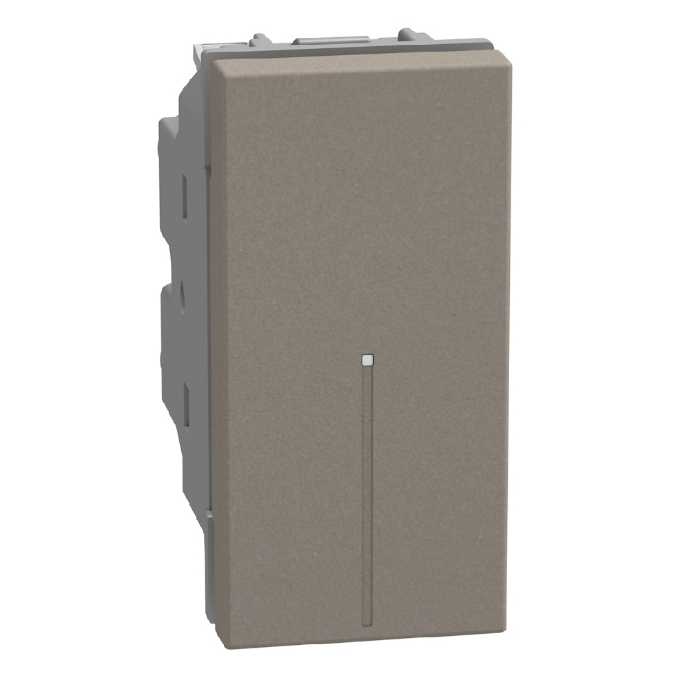 Девиаторен ключ аксиален 1M 10А Камък - bticino Light Now YG4053A