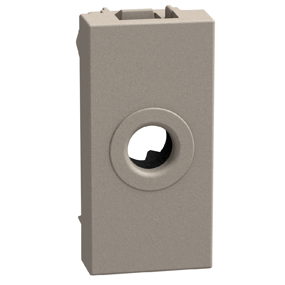 Празен модул с отвор ф9.5mm 1M Камък - bticino Light Now YG4953