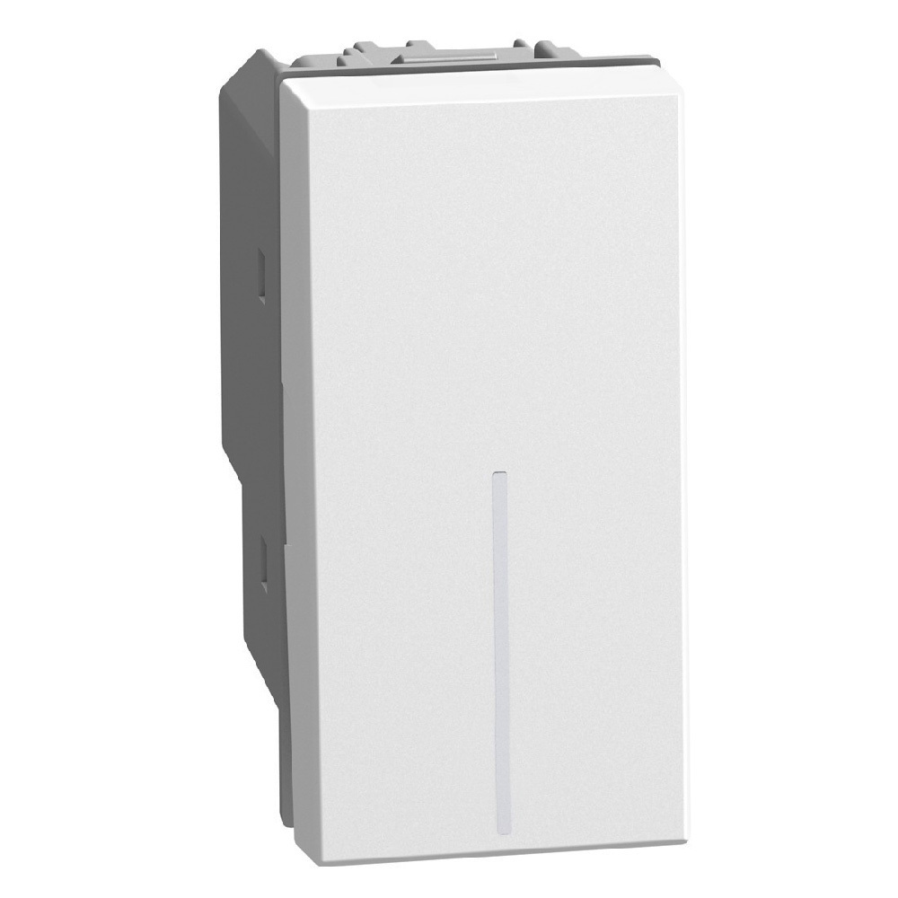 Кръстат ключ 1M 10А Бял - bticino Light Now YW4004