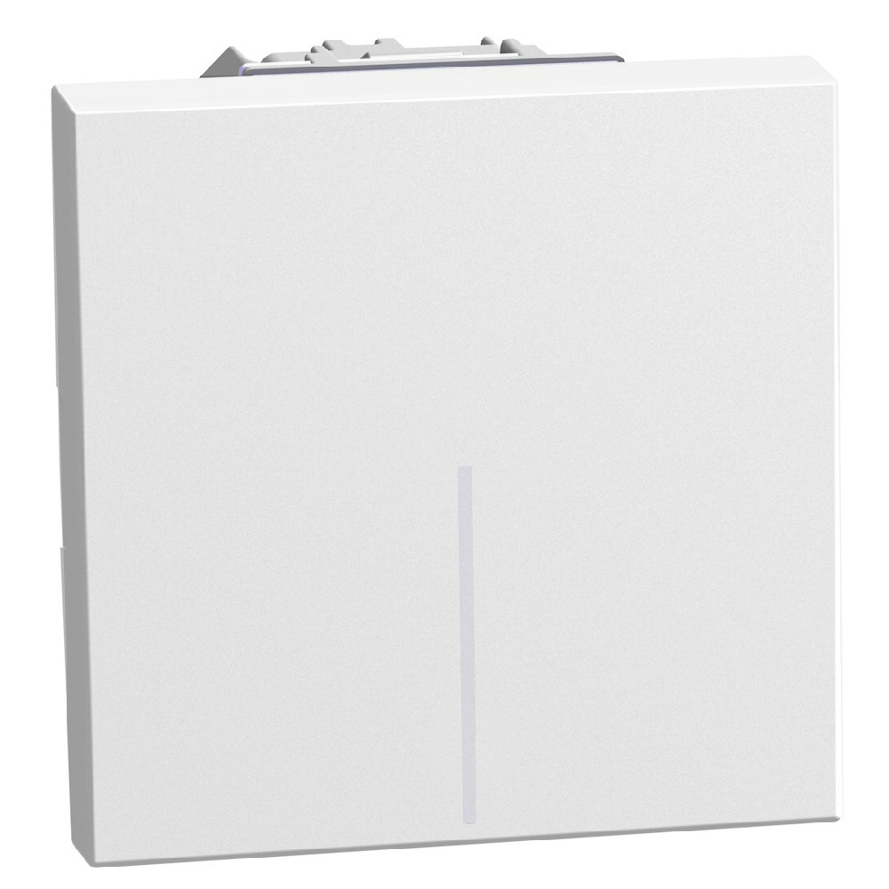 Кръстат ключ 2M 10А Бял - bticino Light Now YW4004M2