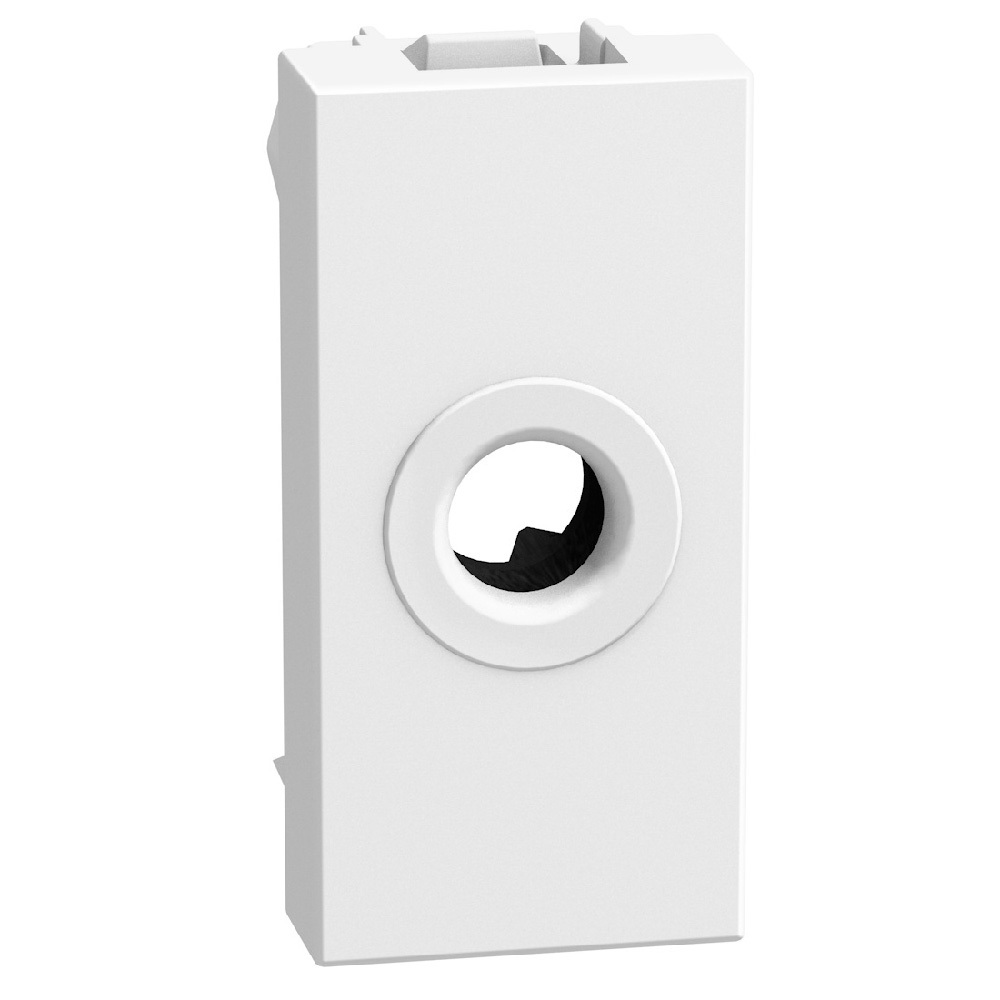 Празен модул с отвор ф9.5mm 1M Бял - bticino Light Now YW4953