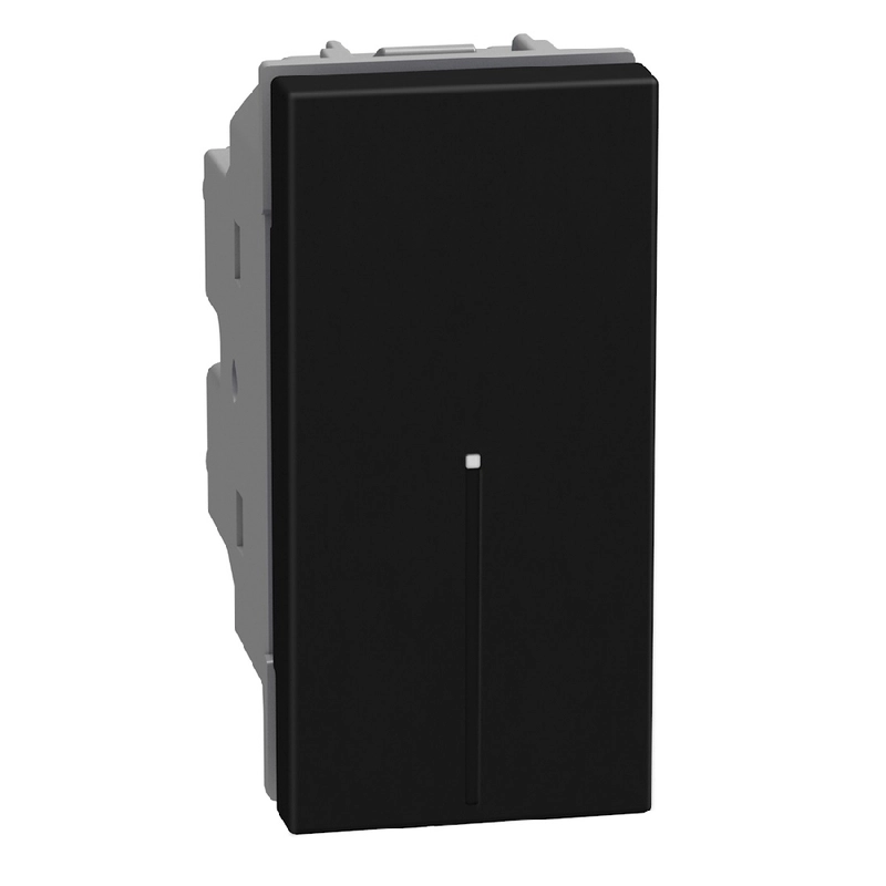 Еднополюсен ключ аксиален 1M 10А Графит - bticino Light Now YD4051A