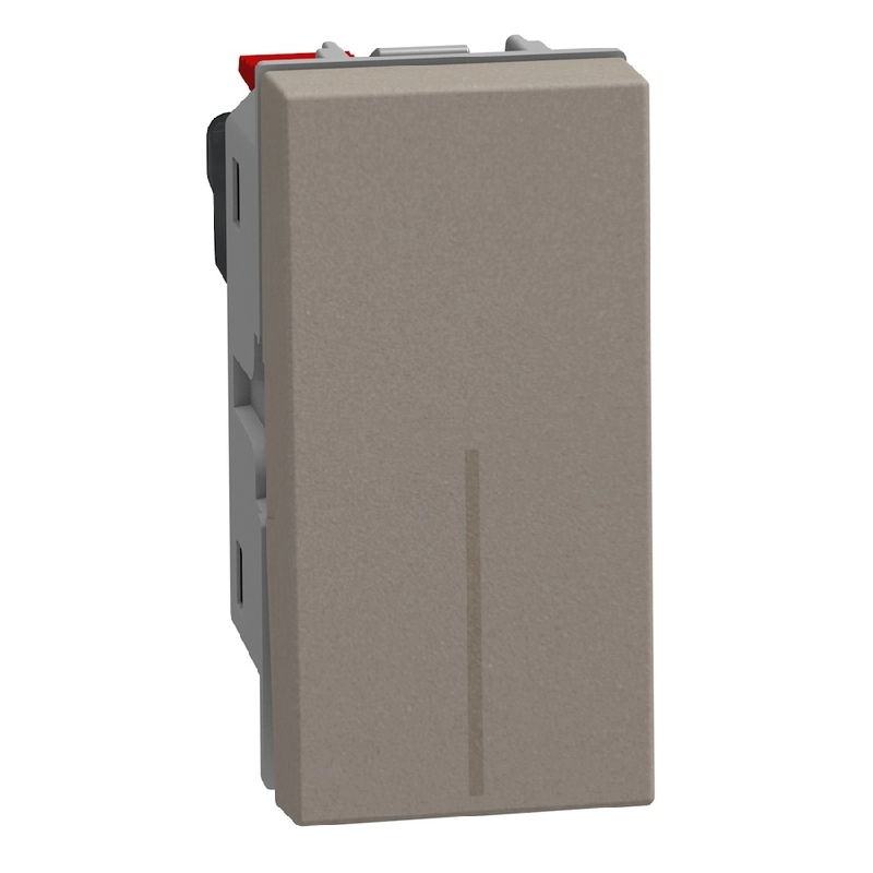 Еднополюсен ключ 1M 10А Камък - bticino Light Now YG4001A