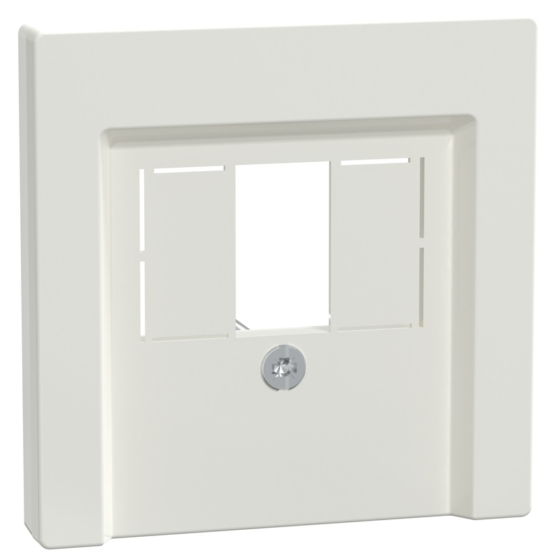 Лицев панел за розетка USB/аудио Полярно бяло System M - Schneider Electric Merten System M 296019