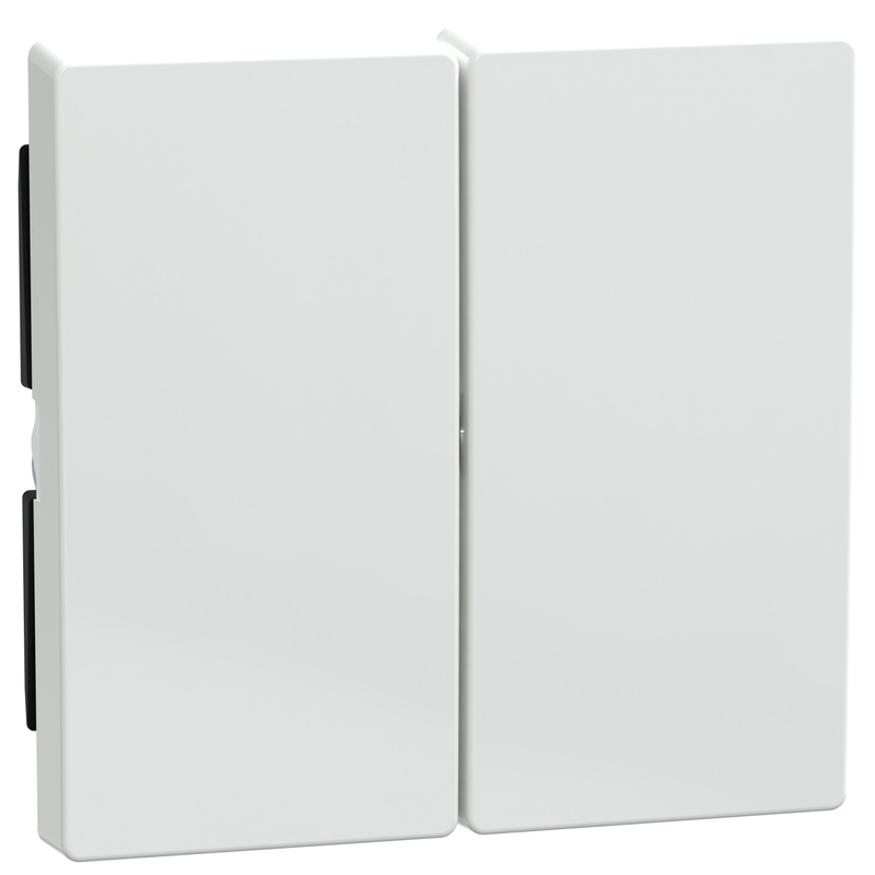 Лицев панел за сериен ключ/бутон Активно бяло System M - Schneider Electric Merten System M 432525