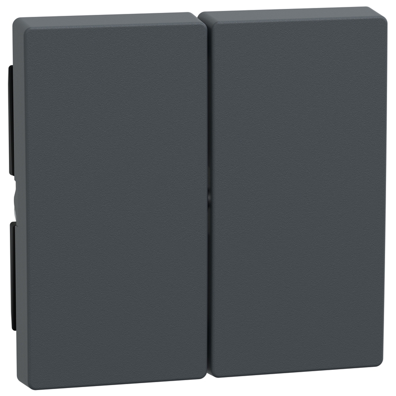 Лицев панел за сериен ключ/бутон Антрацит System M - Schneider Electric Merten System M 433514