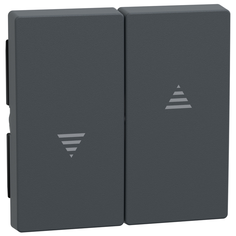 Лицев панел за ключ/бутон за щори Антрацит System M - Schneider Electric Merten System M 435514