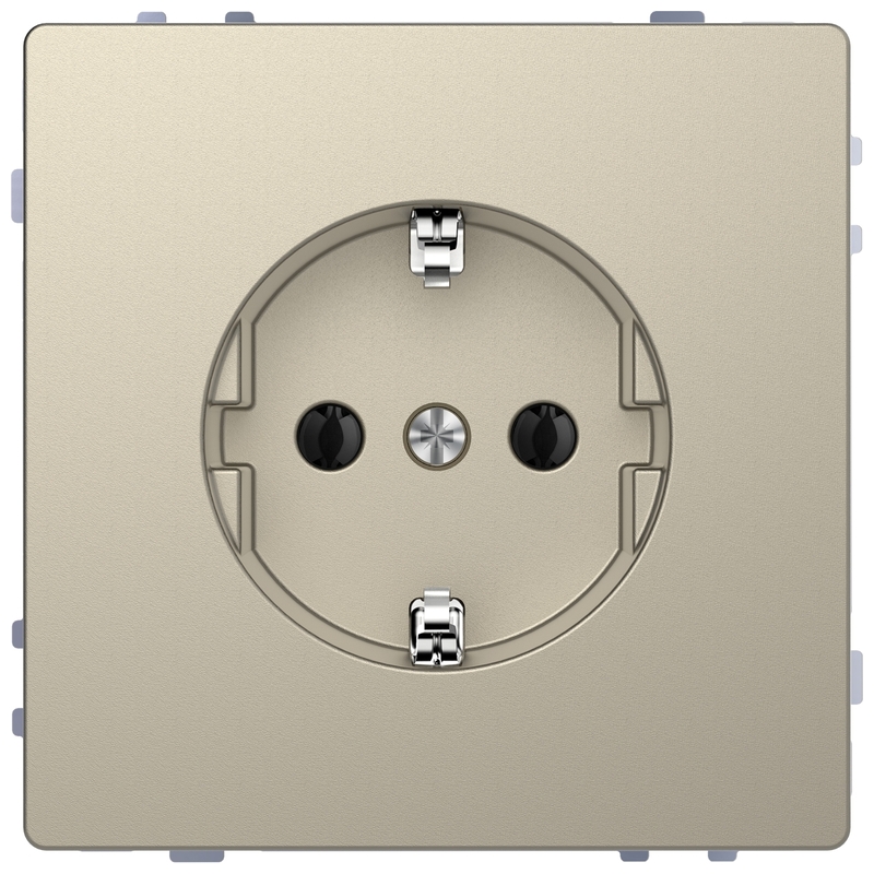 Контакт шуко механизъм 16A с лицев панел Сахара System Design - Schneider Electric Merten System Design MEG2301-6033