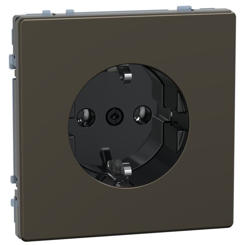 Контакт шуко механизъм 16A с лицев панел Мока System Design - Schneider Electric Merten System Design MEG2301-6052