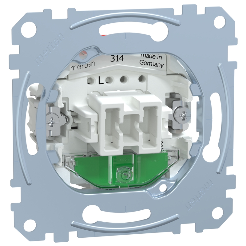 Девиаторен ключ с глим лампа механизъм 10A  - Schneider Electric Merten  MEG3136-0000