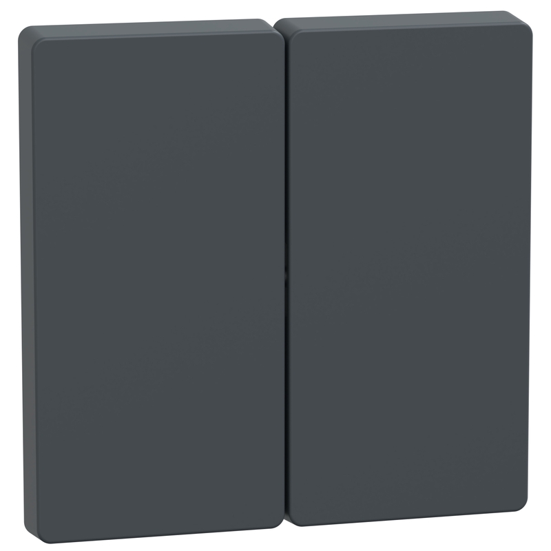 Лицев панел за сериен ключ/бутон Антрацит System Design - Schneider Electric Merten System Design MEG3400-6034