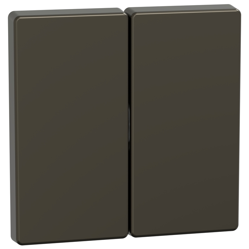 Лицев панел за сериен ключ/бутон Мока метал System Design - Schneider Electric Merten System Design MEG3400-6052