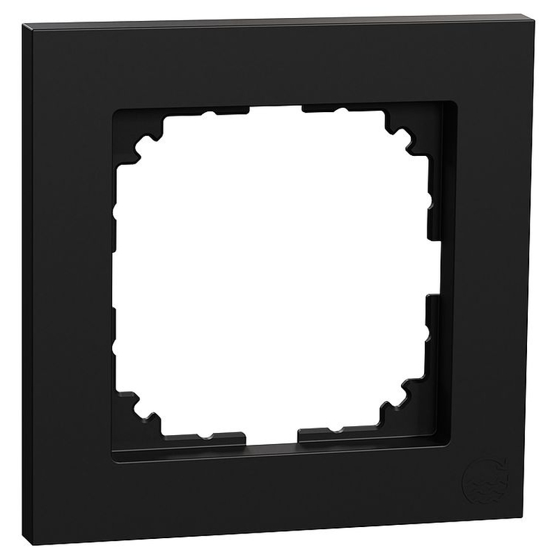 Декоративна рамка 1x цвят Черен мат System M-Pure Ocean plastic - Schneider Electric Merten System M MEG4010-3603