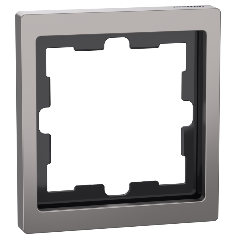 Декоративна рамка 1x цвят Никел System D-Life Metal - Schneider Electric Merten System Design MEG4010-6550