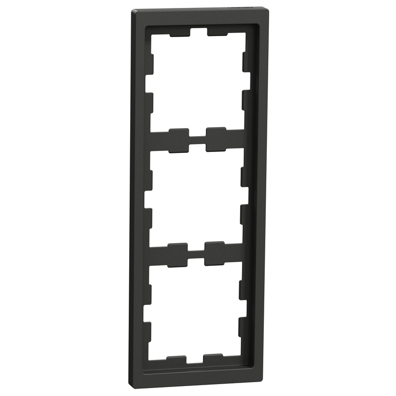 Декоративна рамка 3x цвят Антрацит System D-Life - Schneider Electric Merten System Design MEG4030-6534