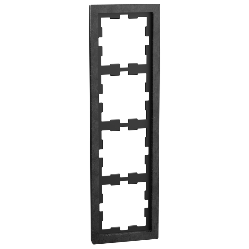 Декоративна рамка 4x цвят Полиран камък System D-Life Stone - Schneider Electric Merten System Design MEG4040-6547