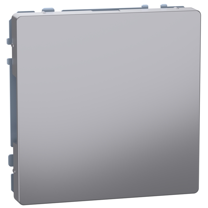 Празен модул с лицев панел Неръждаема стомана System Design - Schneider Electric Merten System Design MEG4075-6036