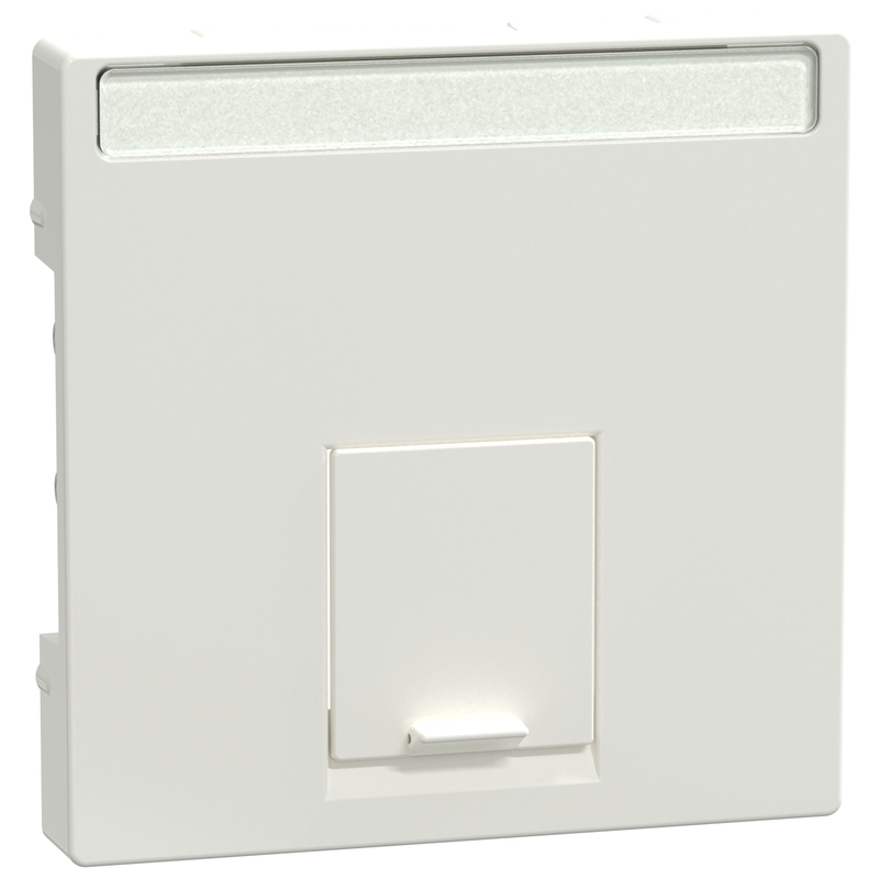 Лицев панел за розетка RJ45 Полярно бяло System M - Schneider Electric Merten System M MEG4573-0319