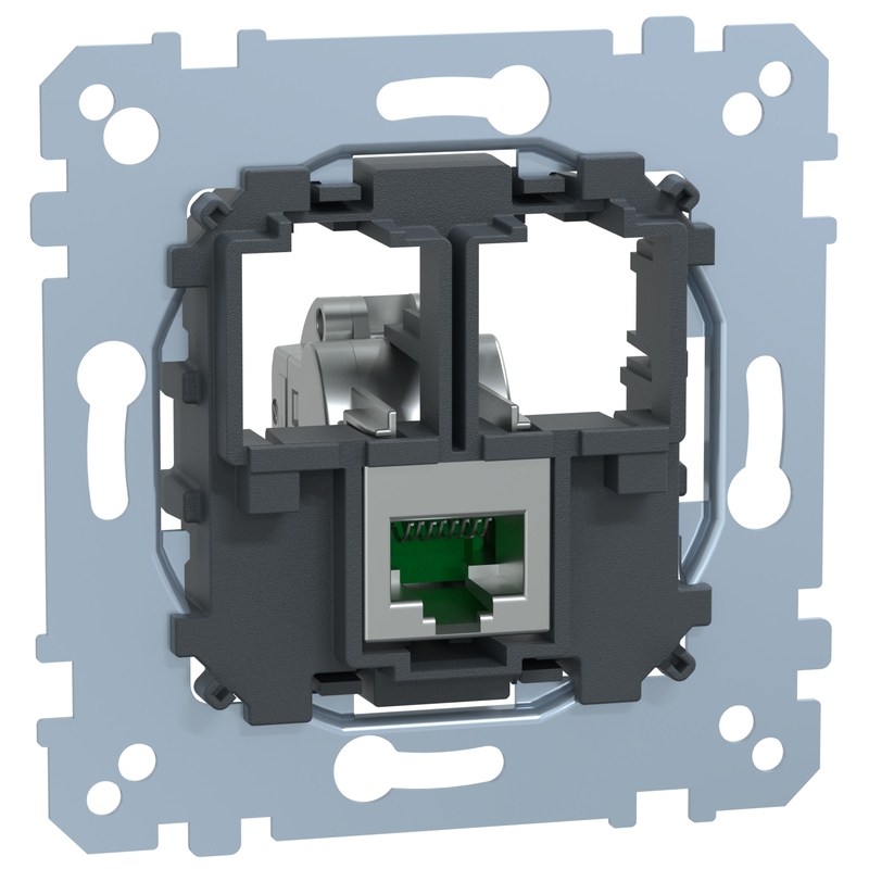 Компютърна розетка RJ45 кат.6a STP механизъм - Schneider Electric Merten  MEG4576-0021