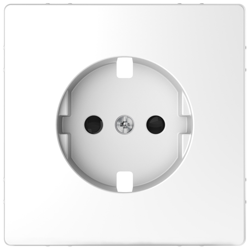 Лицев панел за контакт шуко с детска защита Лотус System Design /до изчерпване/ - Schneider Electric Merten System Design MTN2330-6035