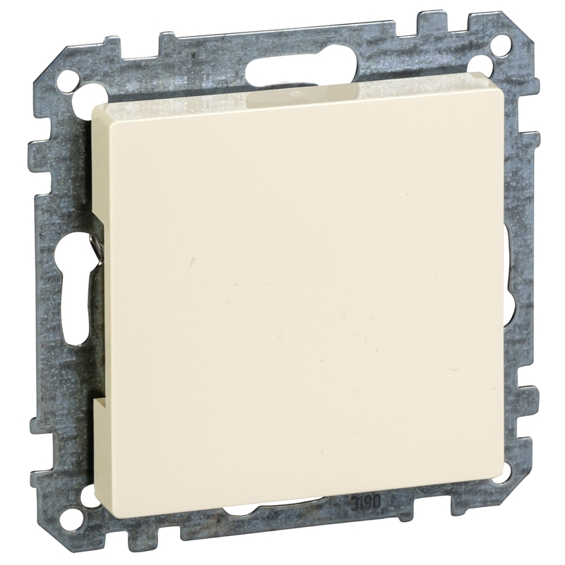Празен модул с лицев панел Крем System M /до изчерпване/ - Schneider Electric Merten System M MTN391644