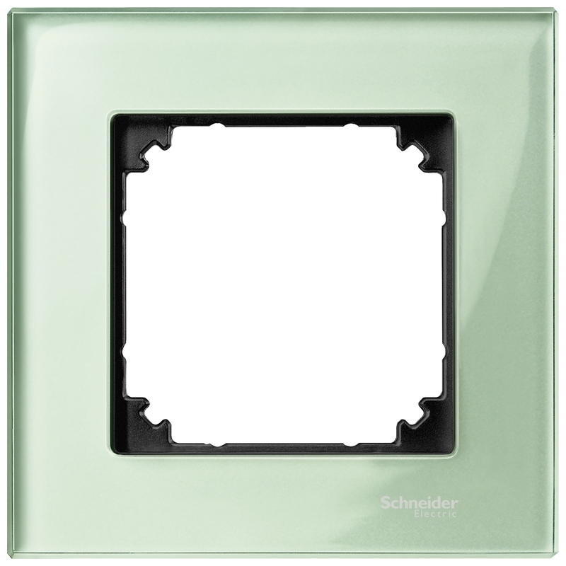 Декоративна рамка 1x цвят Изумруд стъкло System M-Elegance Glass /до изчерпване/ - Schneider Electric Merten System M MTN404104