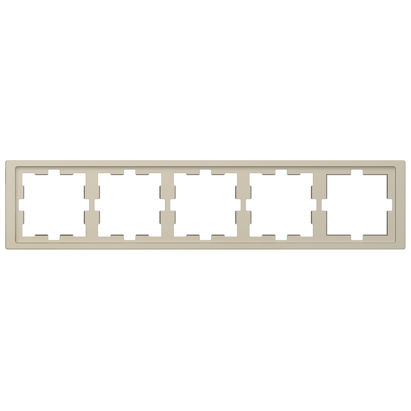 Декоративна рамка 5x цвят Сахара System D-Life - Schneider Electric Merten System Design MTN4050-6533