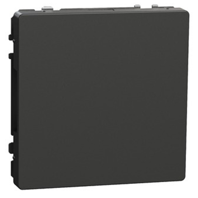 Празен модул с лицев панел Антрацит System Design /до изчерпване/ - Schneider Electric Merten System Design MTN4075-6034
