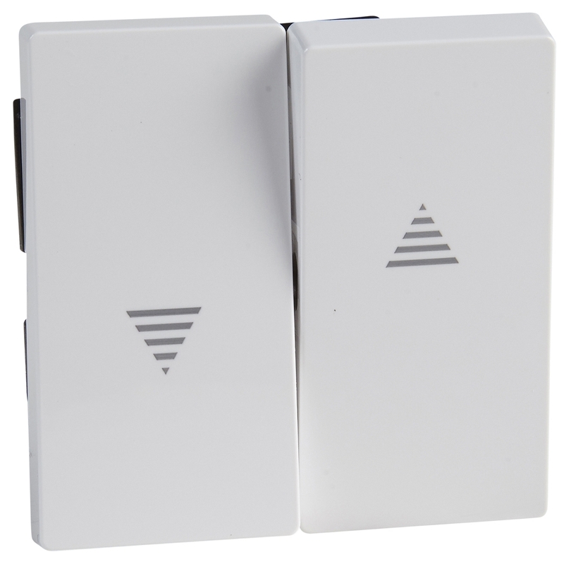 Лицев панел за ключ/бутон за щори Активно бяло System M - Schneider Electric Merten System M MTN432425