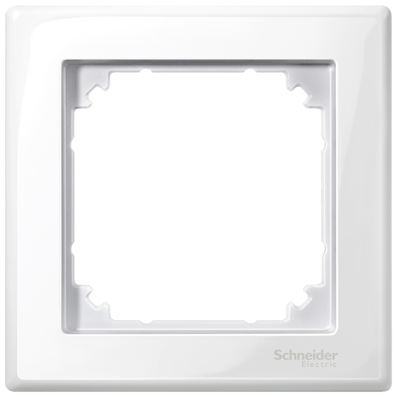 Декоративна рамка 1x цвят Полярно бяло гланц System M-Smart - Schneider Electric Merten System M MTN478119