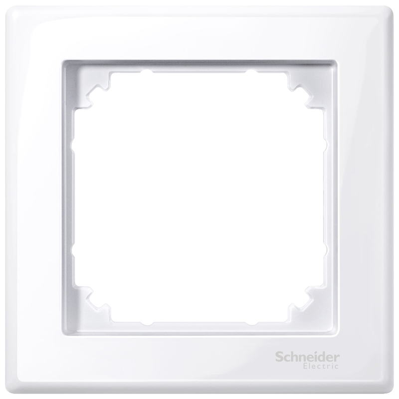 Декоративна рамка 1x цвят Активно бяло антибактериална System M-Smart - Schneider Electric Merten System M MTN478125