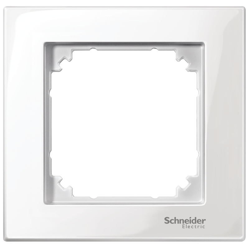 Декоративна рамка 1x цвят Полярно бяло System M-Plan /до изчерпване/ - Schneider Electric Merten System M MTN515119