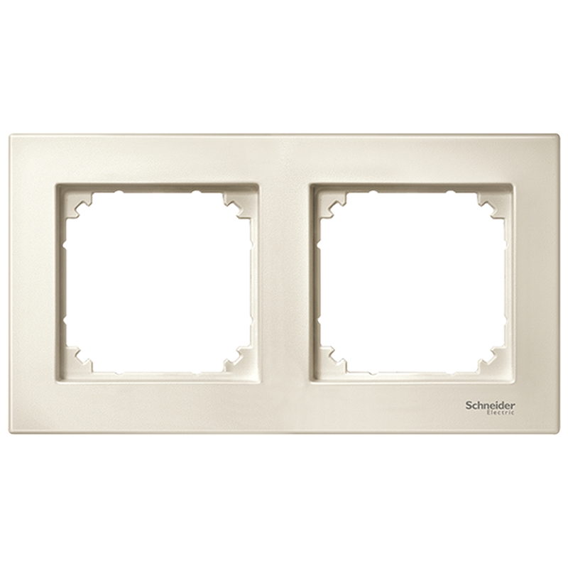 Декоративна рамка 2x цвят Крем System M-Plan /до изчерпване/ - Schneider Electric Merten System M MTN515244