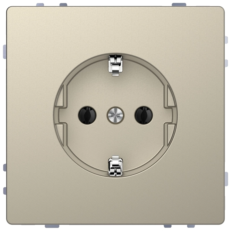 Контакт шуко механизъм 16A с лицев панел Сахара System Design - Schneider Electric Merten System Design MEG2301-6033