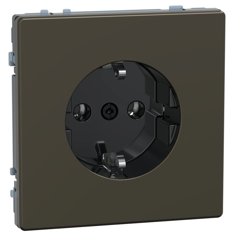 Контакт шуко механизъм 16A с лицев панел Мока System Design - Schneider Electric Merten System Design MEG2301-6052