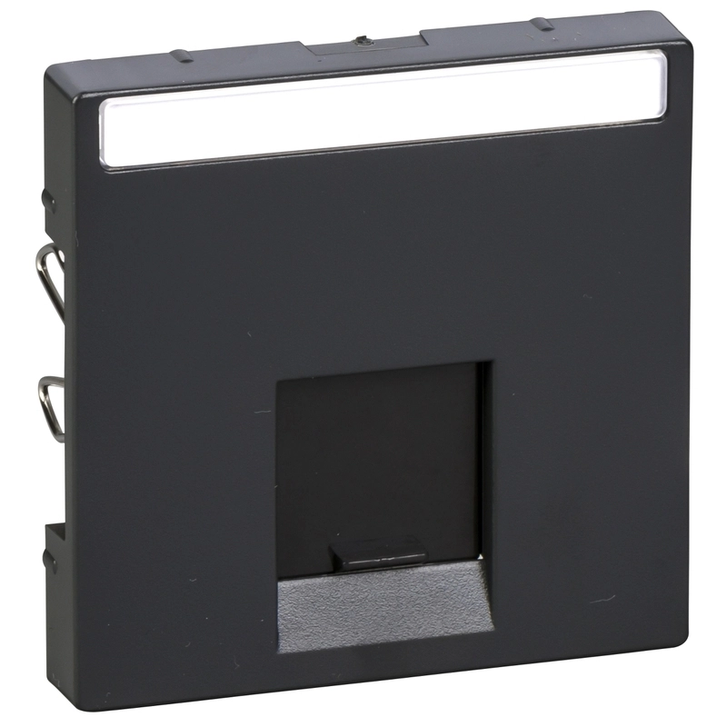 Faceplate for RJ45 socket Anthracite System M /out of stock/ - Schneider Electric Merten System M MTN465814