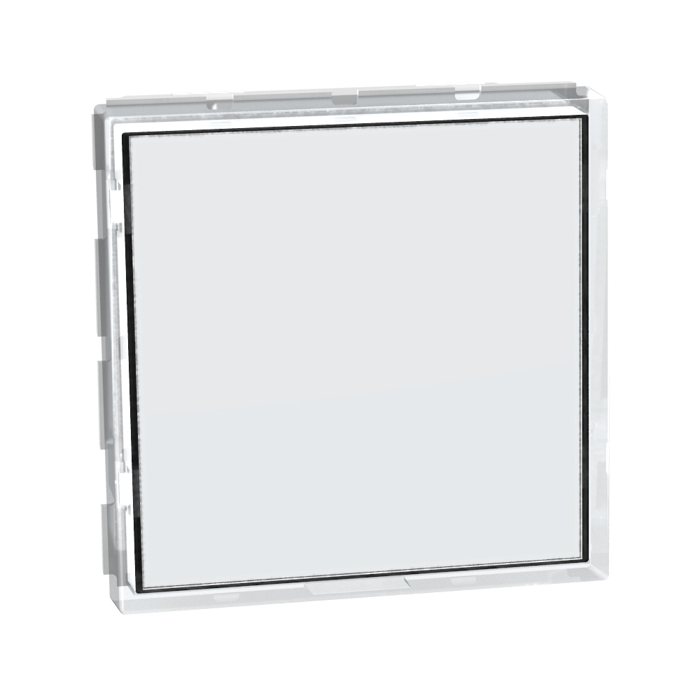 Бутон с държач етикет светещ 1P NO 2M 3A Бял - bticino Light Now Y4040