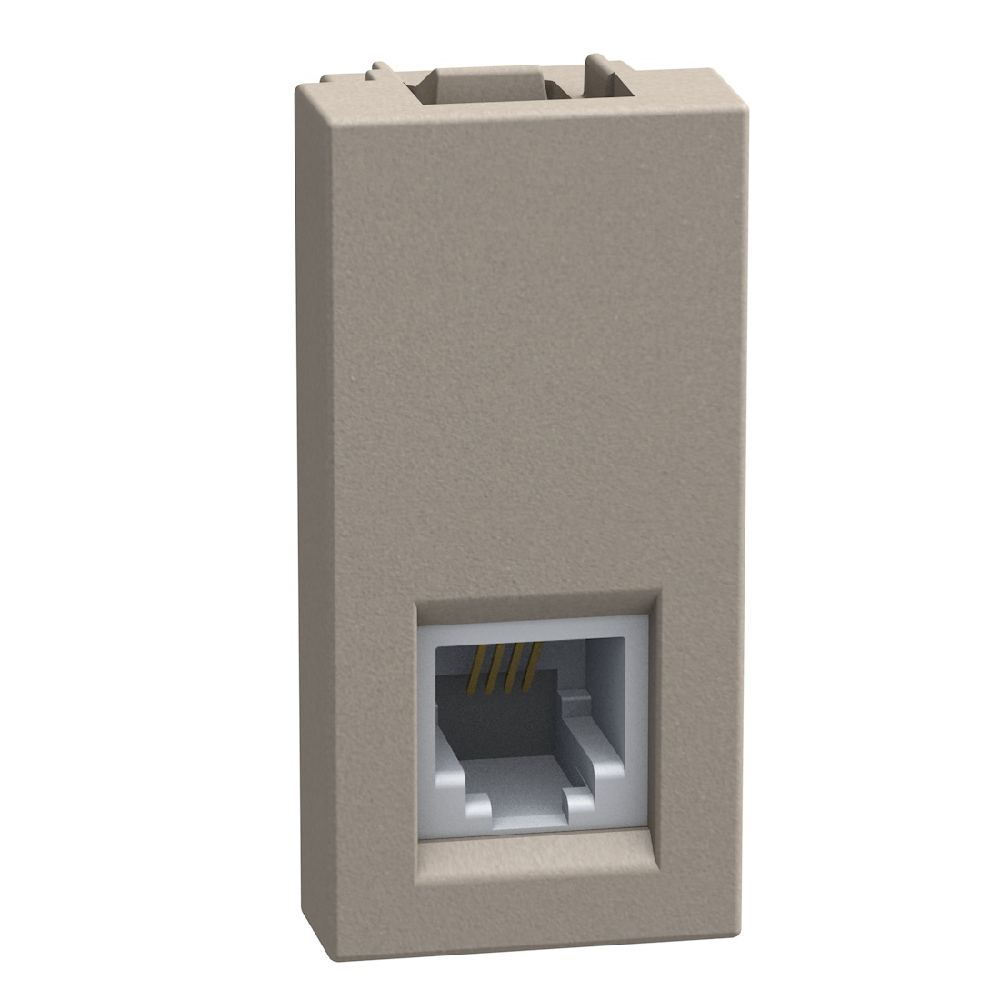 Розетка телефонна RJ11 1M Камък - bticino Light Now YG4258RJ11