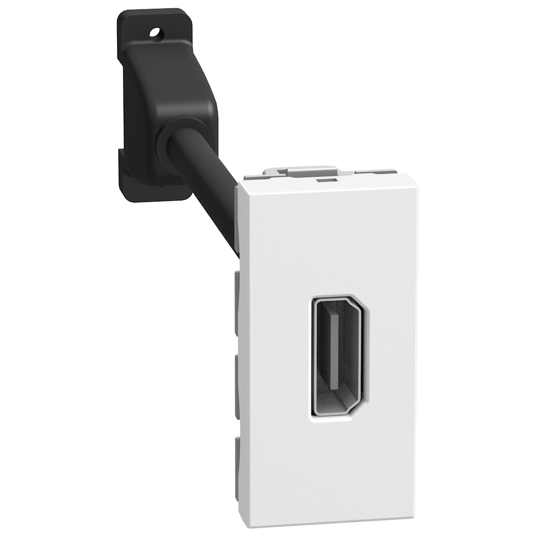 Розетка HDMI 2.0 с кабел 15сm 1M Бял - bticino Light Now YW4284P