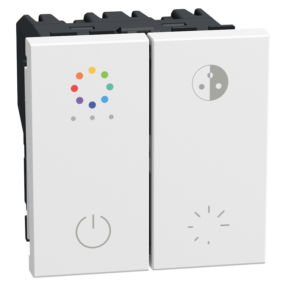 Димер бутонен DALI RGB 2M Бял - bticino Light Now YW4417